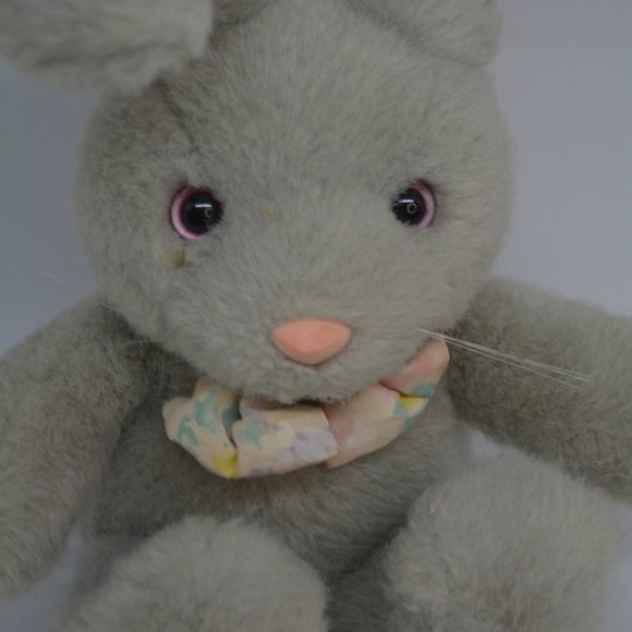 VTG Dakin Musical Bunny Rabbit Peter Cottontail Song Plush Pull Toy Lovey 1991 - Picture 9 of 9